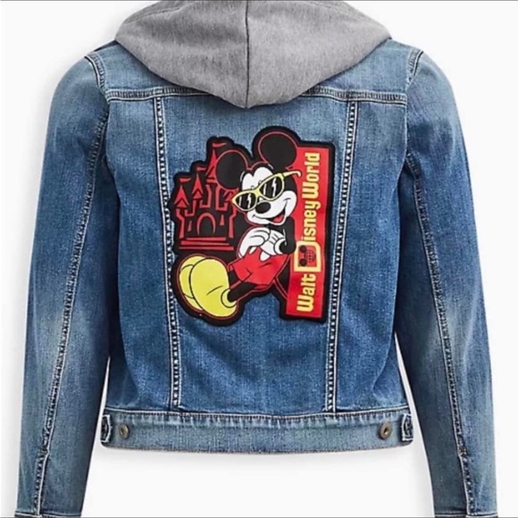 NWT DINEY LE JEAN JACKET WITH HOODIE - Picture 3 of 12